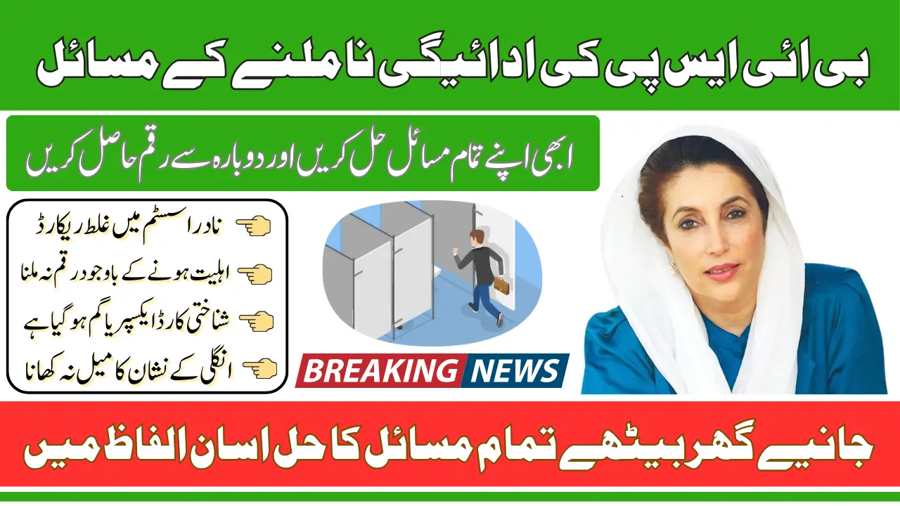 8171 BISP Payment Issues 2025 Reasons Behind Payment Stopped Know How to Resolve Them