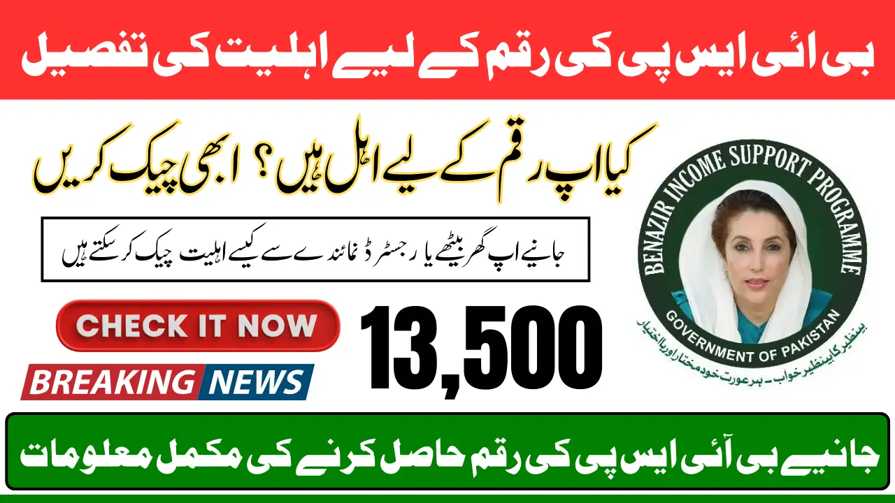 BISP 8171 May Payment Eligibility And Payment Verification Through Registered BISP Agent And SMS