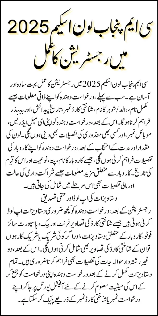 CM Punjab Loan Schemes 2025 For 30 Million With 0% Interest Know Process And Qualifications