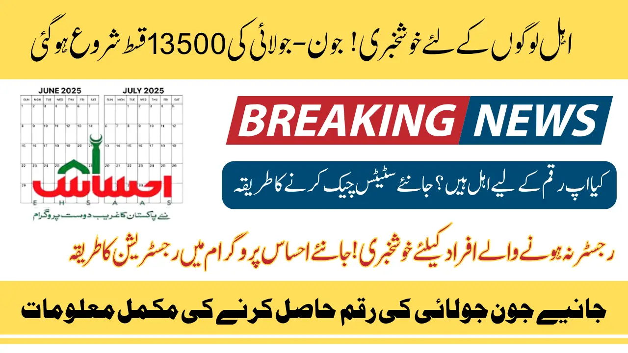 8171 Ehsaas Program June–July Payment 2025 – Check CNIC Status And Collect Your 13500 Complete Guide