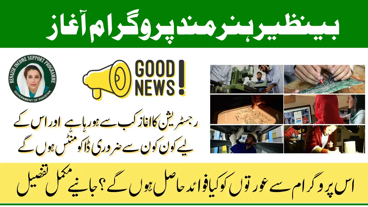 Benazir Hunarmand Program 2025 Announced By Chairperson Rubina Khalid Know Complete Detail