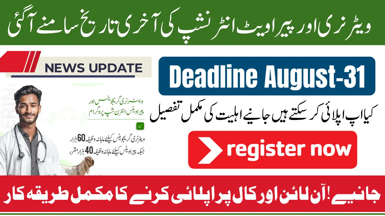 Veterinary And Paravets Internship 2025 Deadline Know Documents And Application Process Via Online And Call