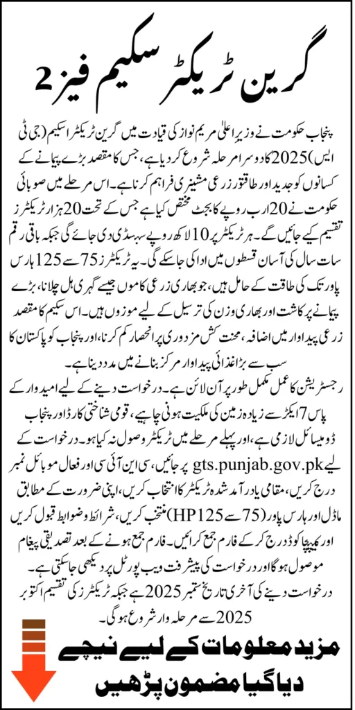 GTS Phase 2 2025 Started With 1 Million Subsidy For Eligible Farmers Know Step-By-Step Registration Method